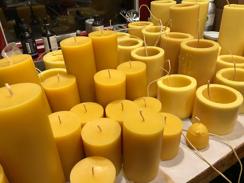 beeswax candles